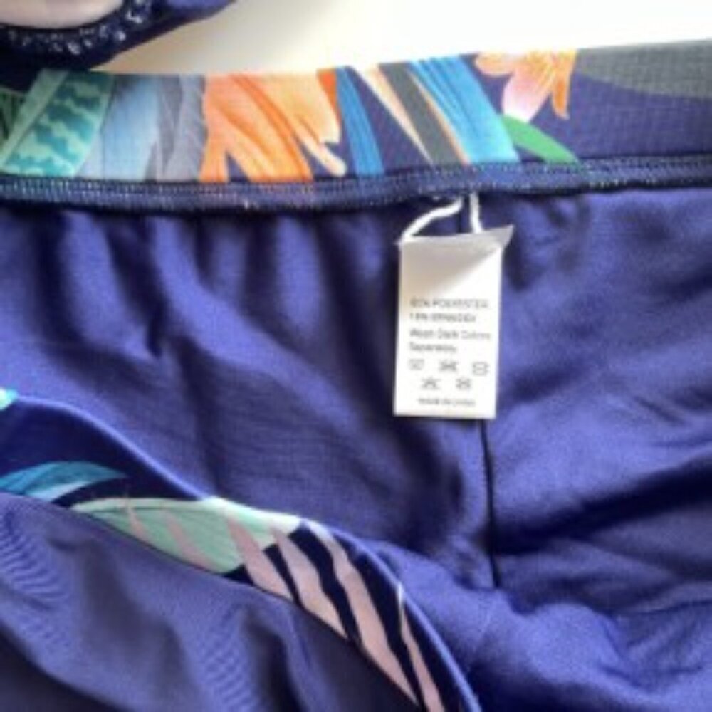 TROPICAL TANKINI SET BOY SHORTS TWO PIECE SWIMSUIT - Picture 9 of 12